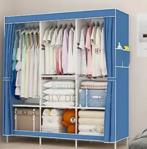 Blue Frame Clothes Wardrobe