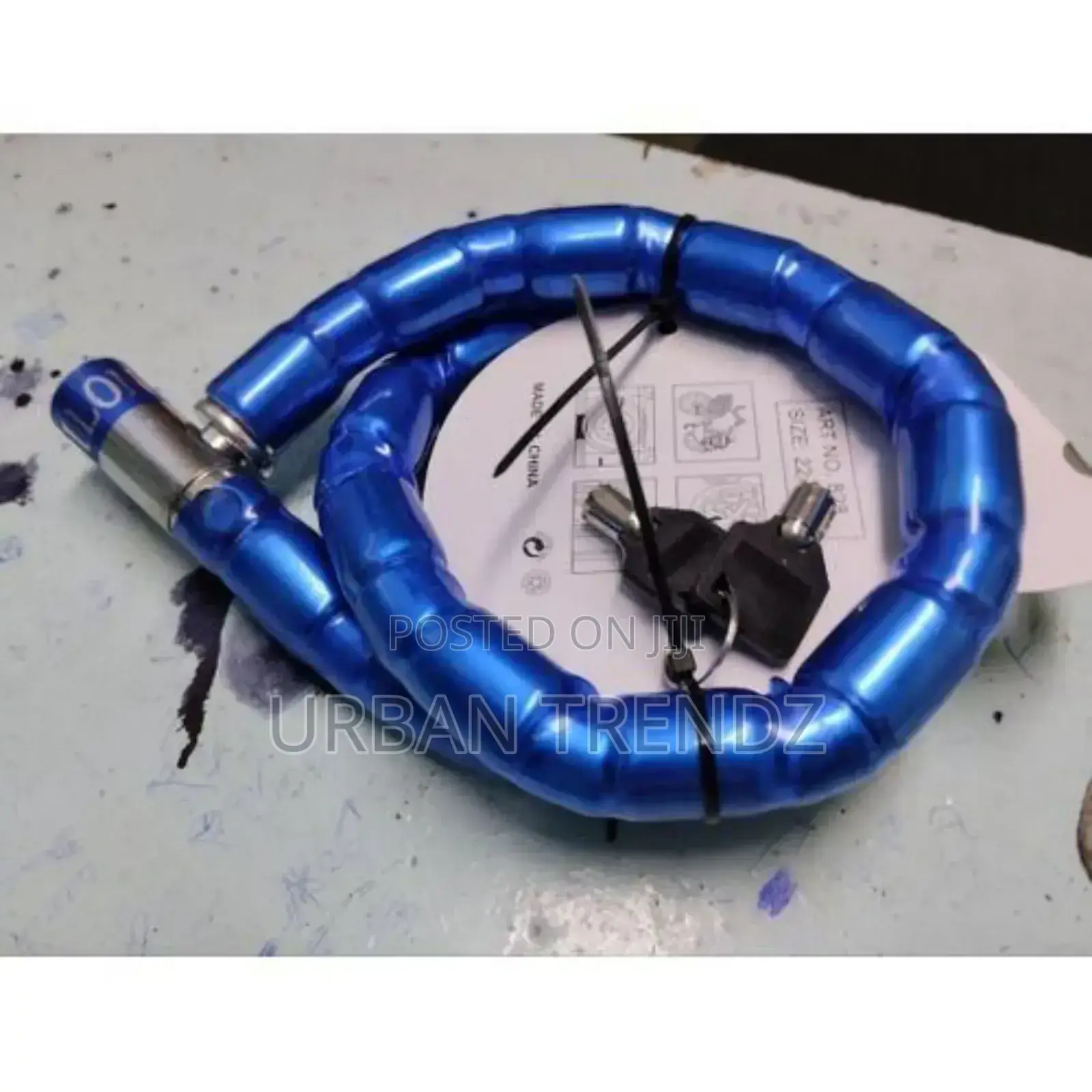 Heavy Duty Steel Motorbike and Bike Lock With 2 Keys.