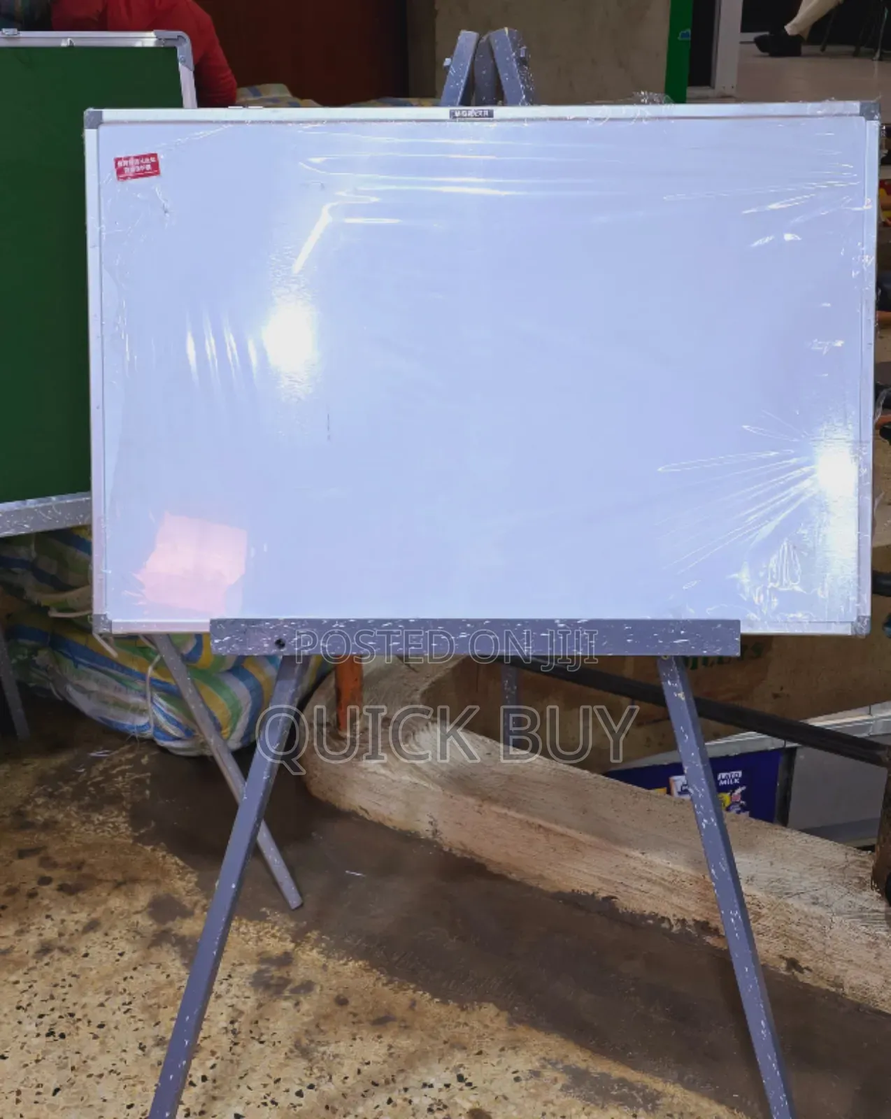 Unique Standard 120cm by 90cm White Board With Stand