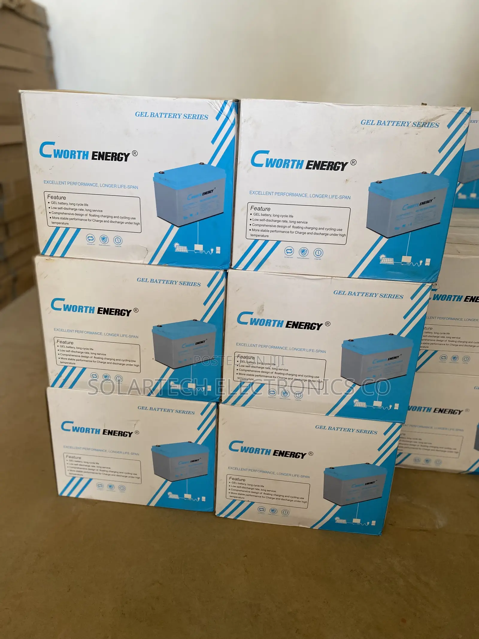 100ah GEL Batteries Cworth Energy