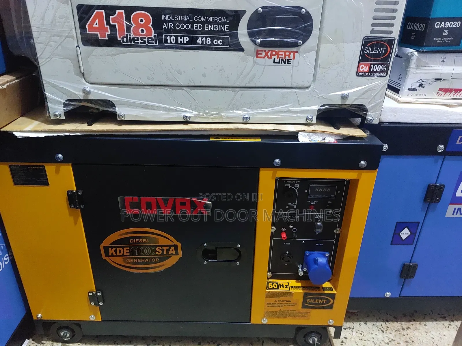 10 Kva / 11000 Watts Covax / Kipor DIESEL Silent Generator