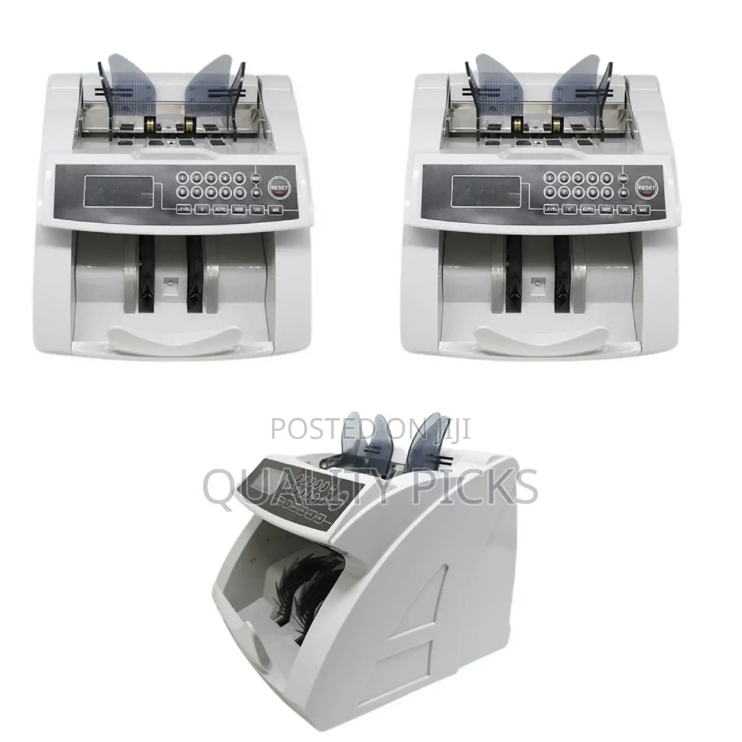 Vertical Money Counting Machine UV Money Detector- White