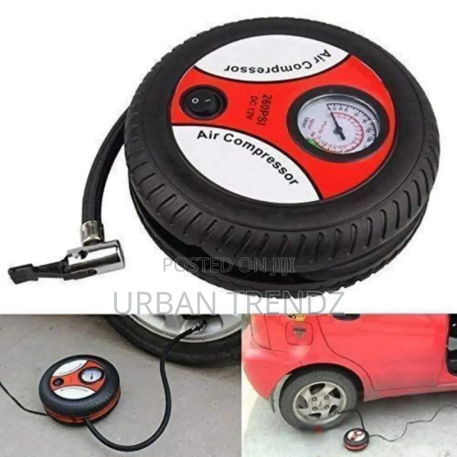 Portable Auto Air Compressor Pump, Digital Tire Inflator