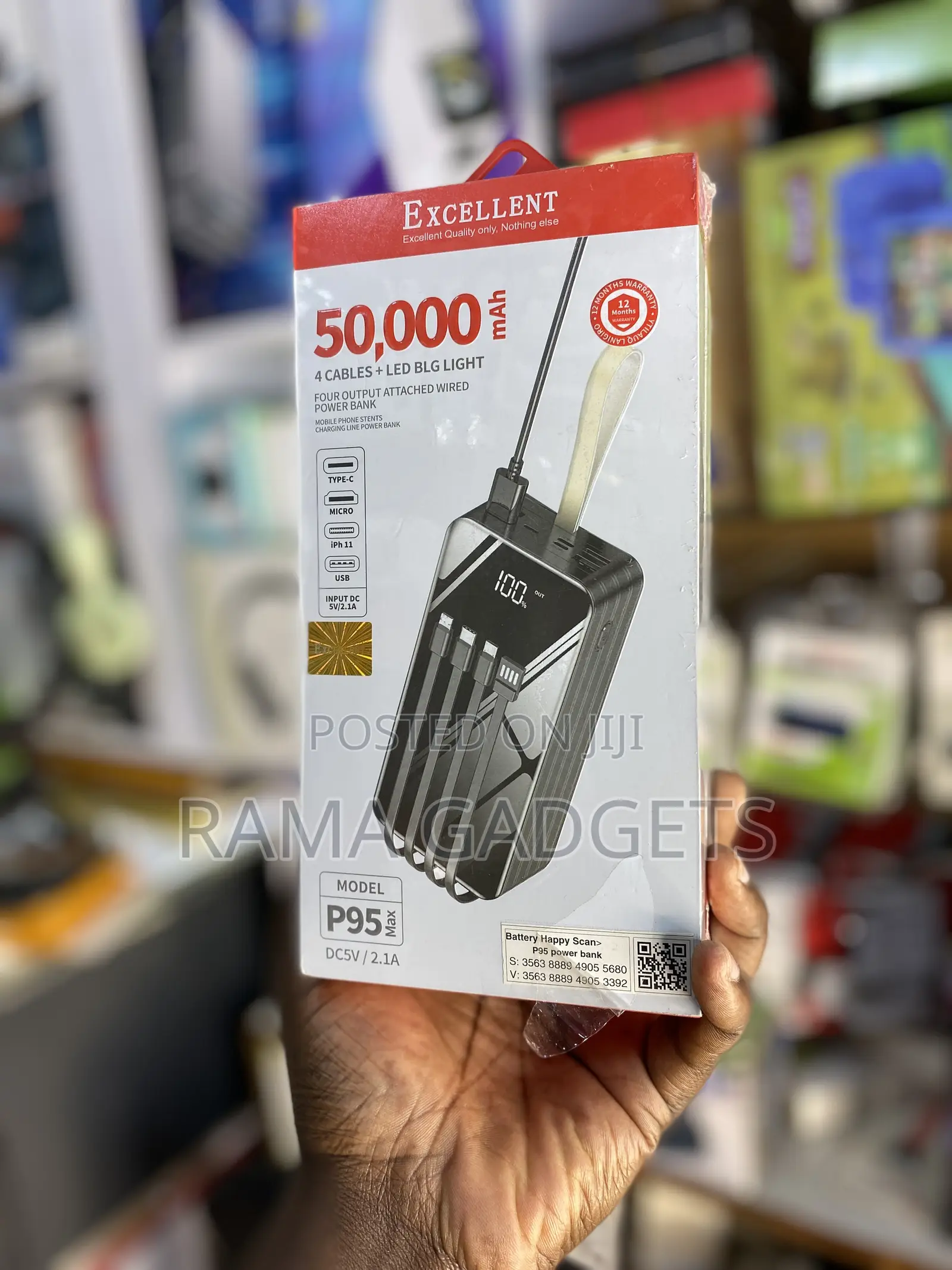 50000mah Excellent Power Bank