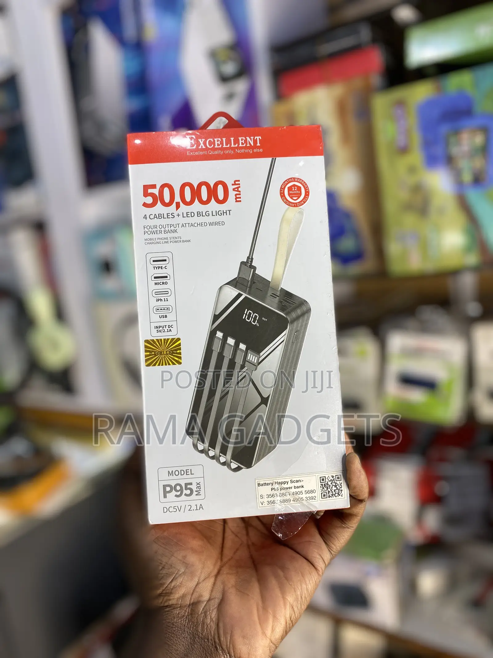 50000mah Excellent Power Bank