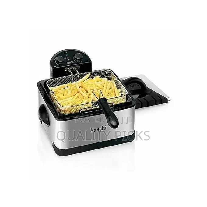 Saachi Single Deep Fryer, 4 Litre - Silver