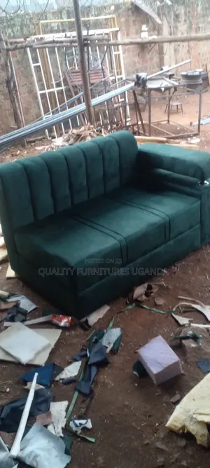 2 Seater Sofa Seat in Green Colour on Order
