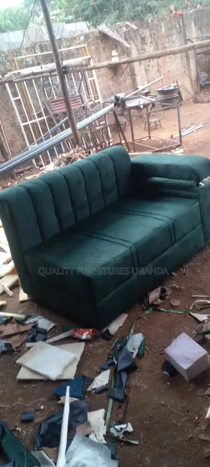 2 Seater Sofa Seat in Green Colour on Order