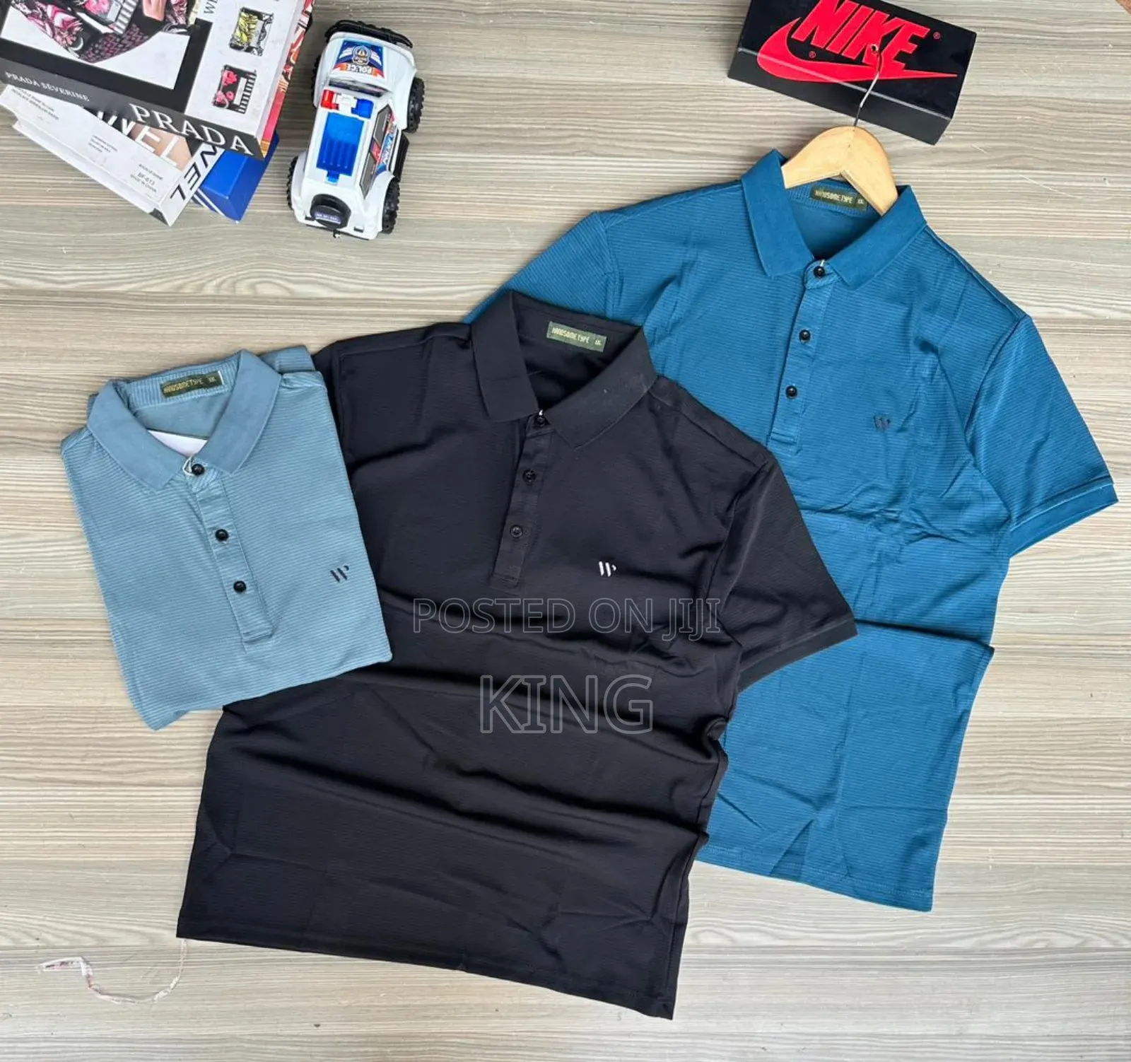 Triple Polo Collar T Shirt. Simple and Classic. 3in1