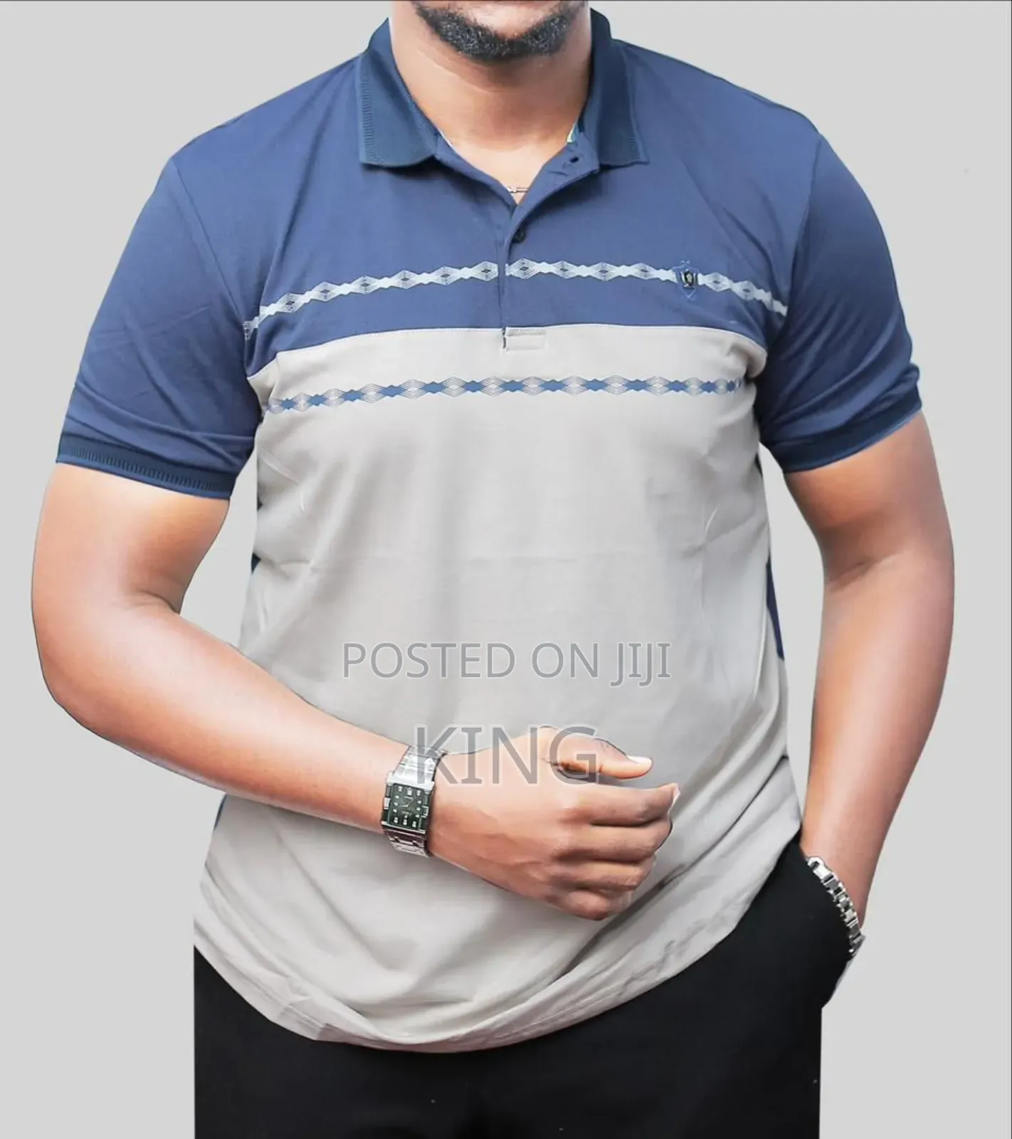 Struct Polo Collar T Shirt. Simple and Classic