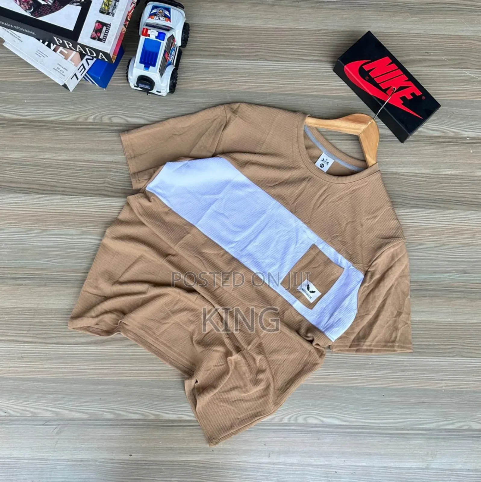 Big Stripe Crew Neck T-Shirt