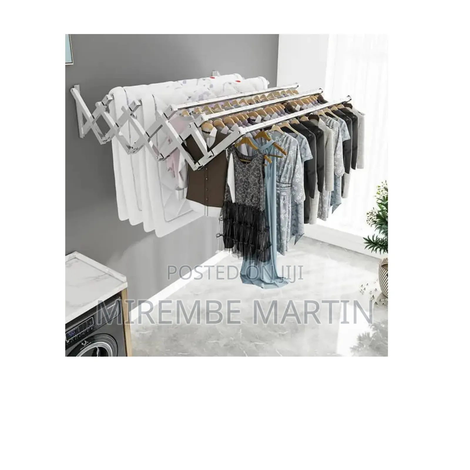 Wall Mounted Clothes Drying Rack.