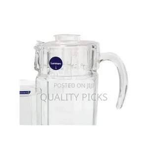 Luminarc 6 Pieces of Juice Glasses Cups and 1 Jar Water Set