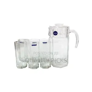 Luminarc 6 Pieces of Juice Glasses Cups and 1 Jar Water Set