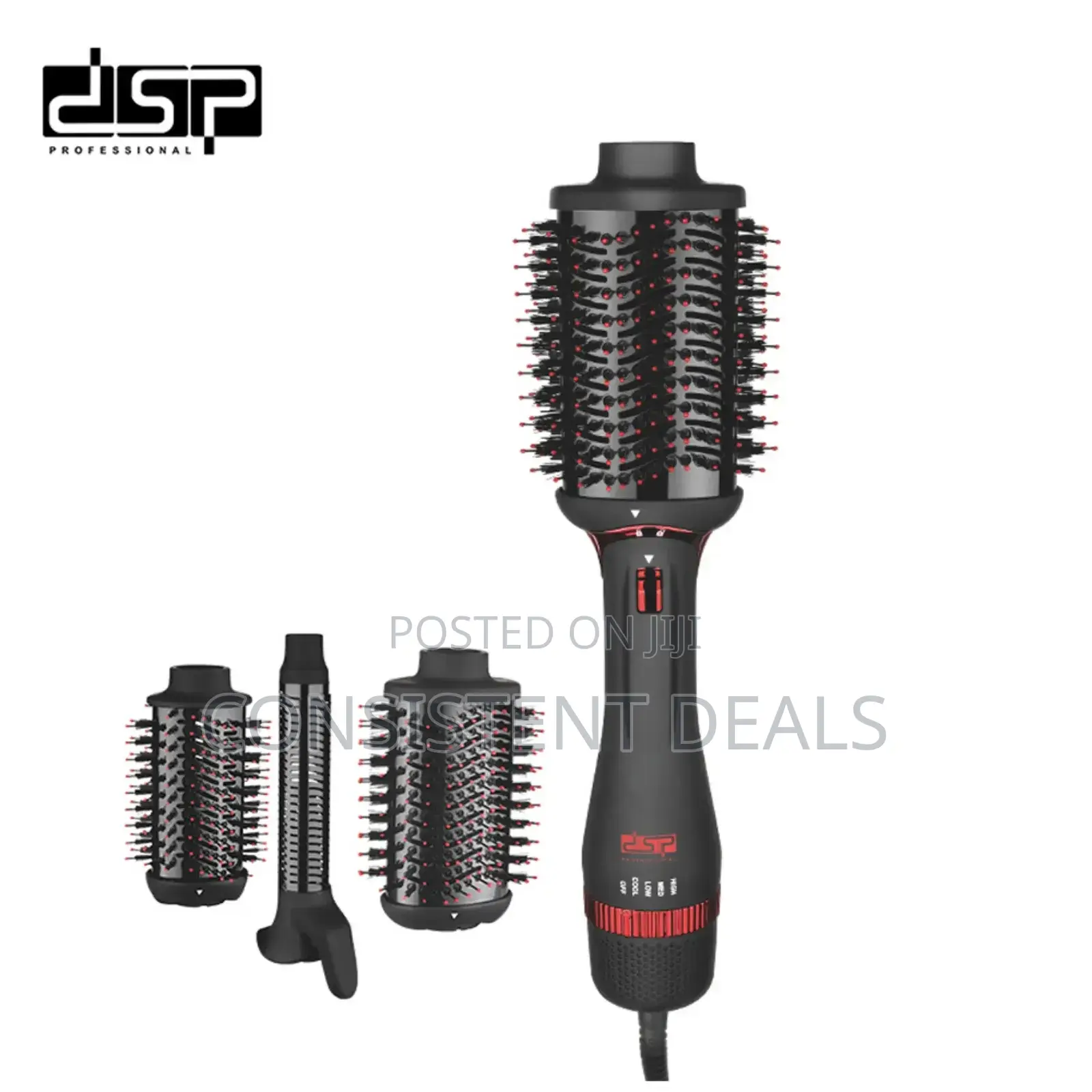 DSP 4in1 Hair Styler One Step Hot Hair Straightener Comb
