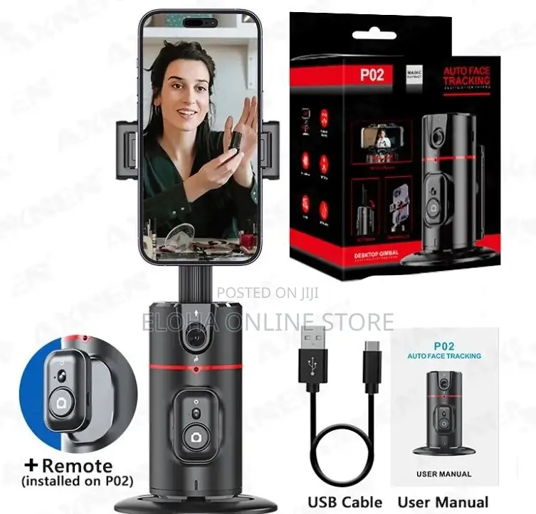 P02 AI Recognition 360 Camera Phone Holder