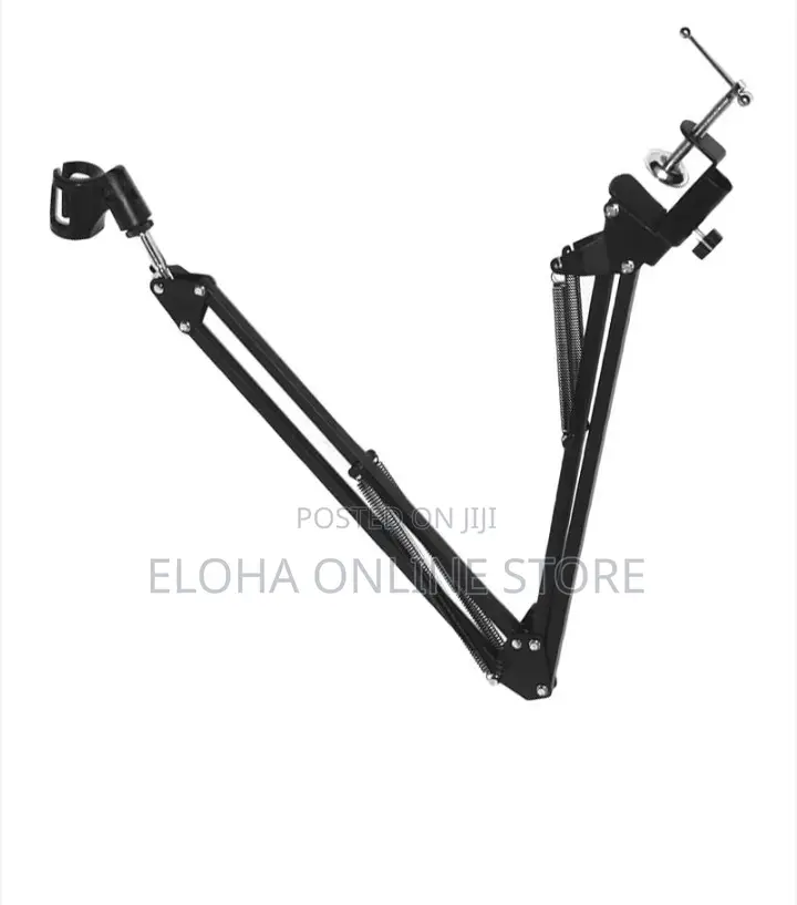 Adjustable Microphone Clamp Stand