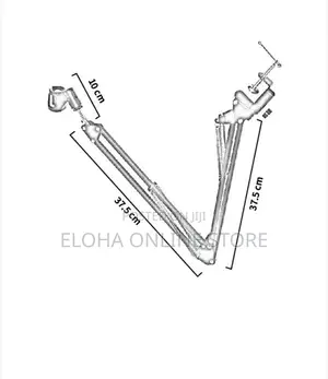 Adjustable Microphone Clamp Stand