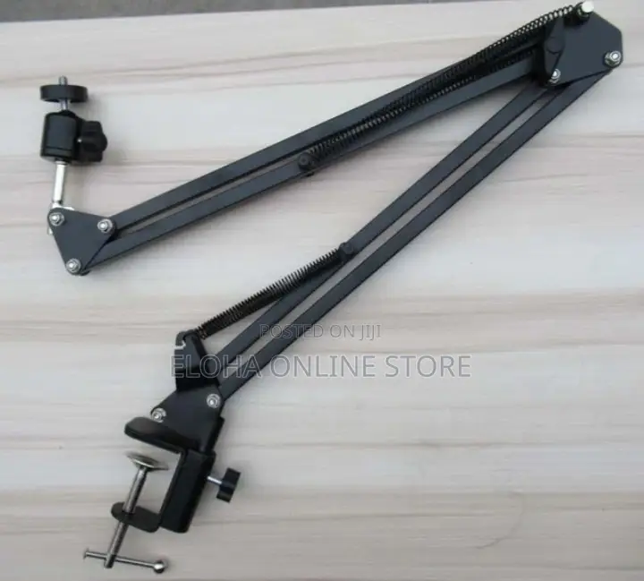 Adjustable Microphone Clamp Stand
