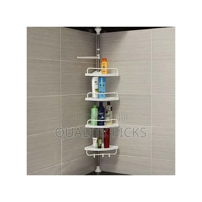 Adjustable Multi Corner Shelf Bathroom Organizer Rack