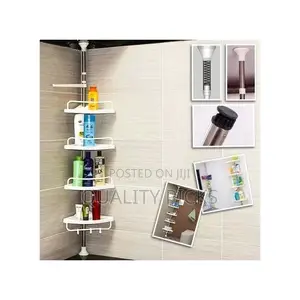 Adjustable Multi Corner Shelf Bathroom Organizer Rack
