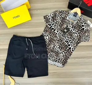 Photo - Animal Print Two Piece Vintage Beach Wear Set