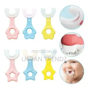Silicone U-Shape Toothbrush Kids Manual Toddler Teeth