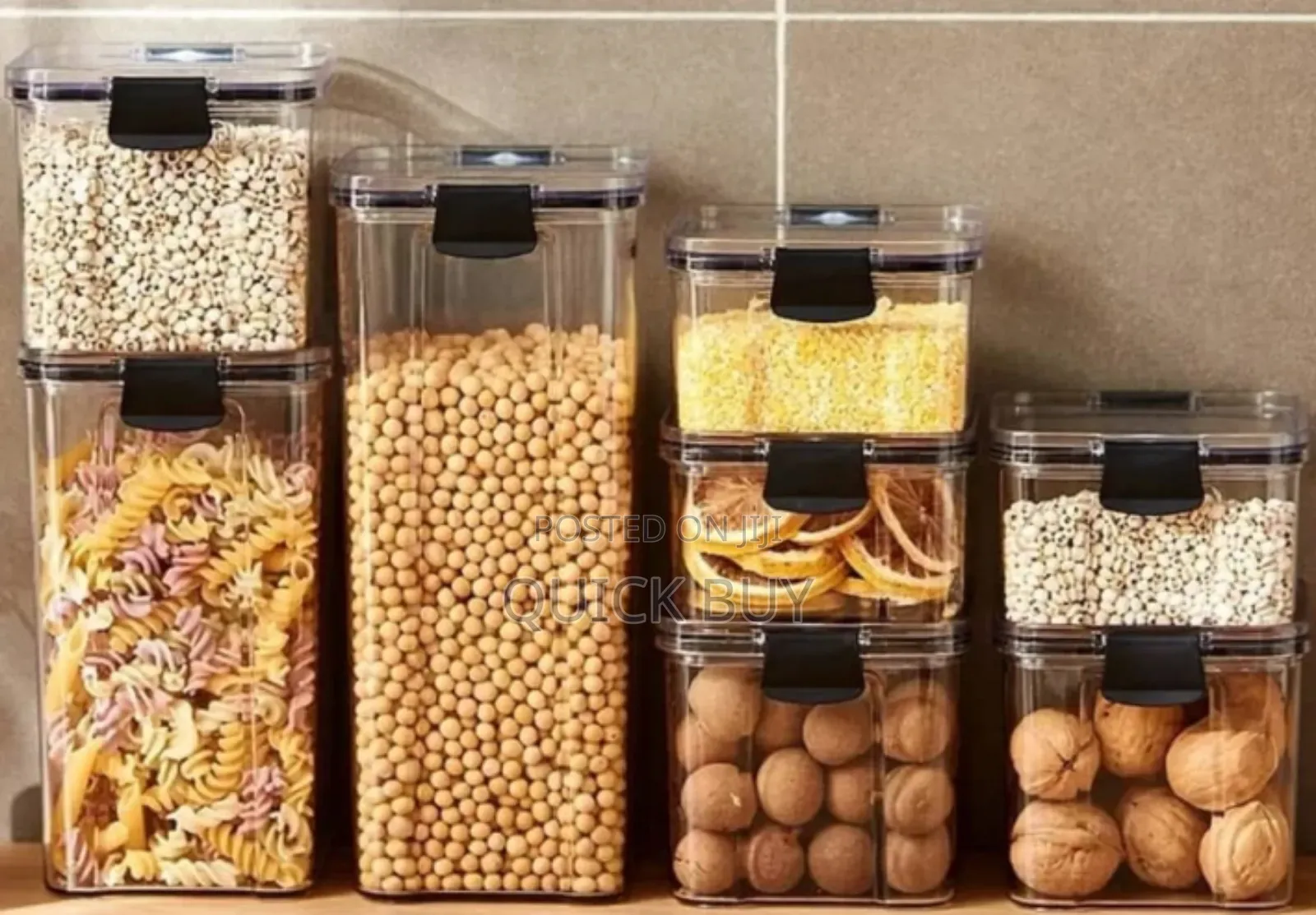 Generic Transparent Airtight Food Storage Containers