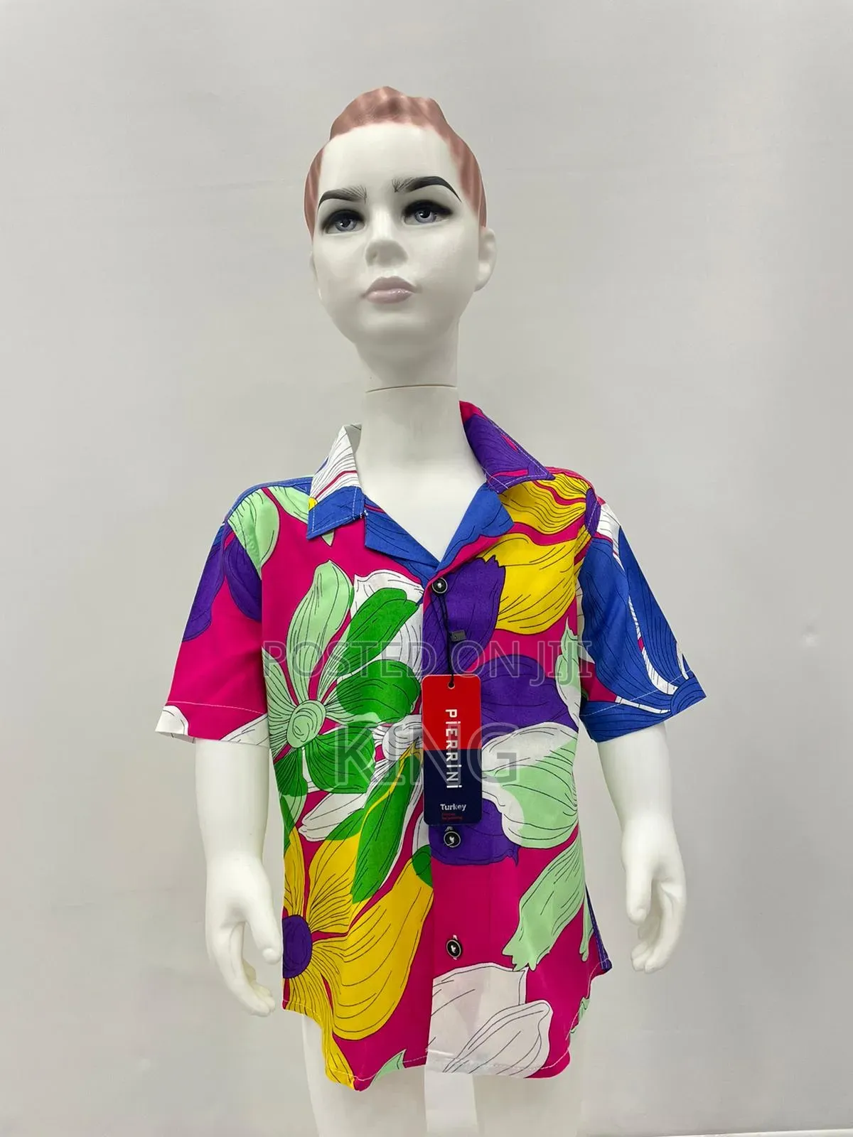 Floral Colour Kids Shirts