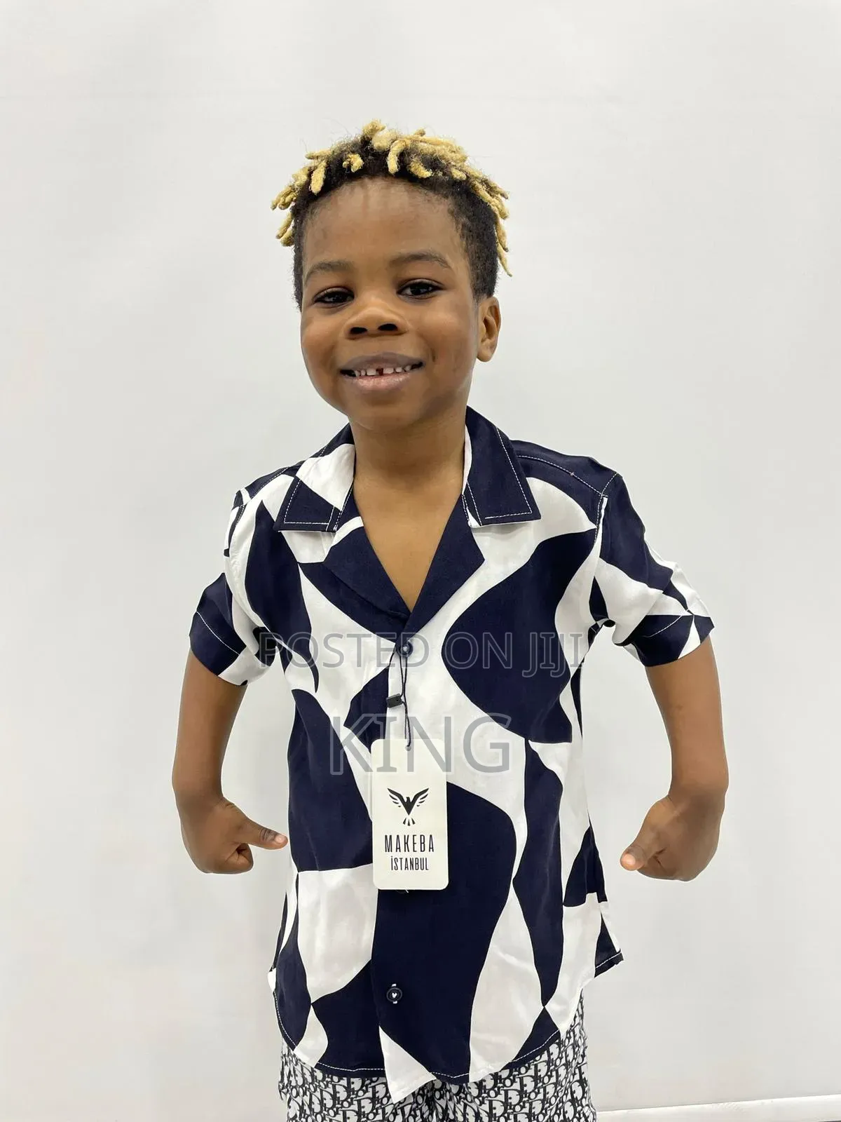 Kids Shirts. Black and White