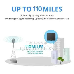 Digital TV Antenna - 110 Miles HDTV Antenna Digital