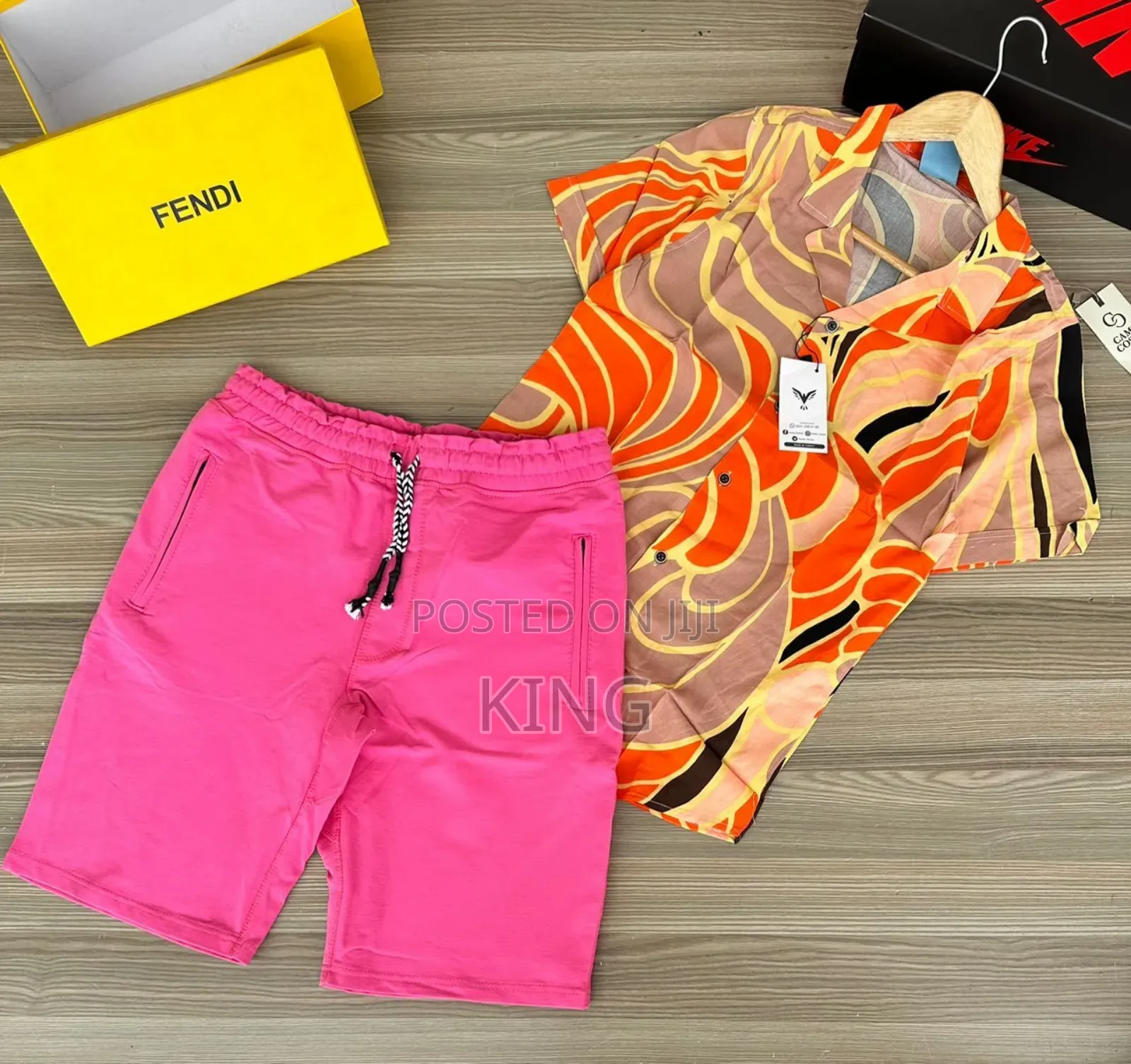 City Boys Shirt and Shorts. 2in1
