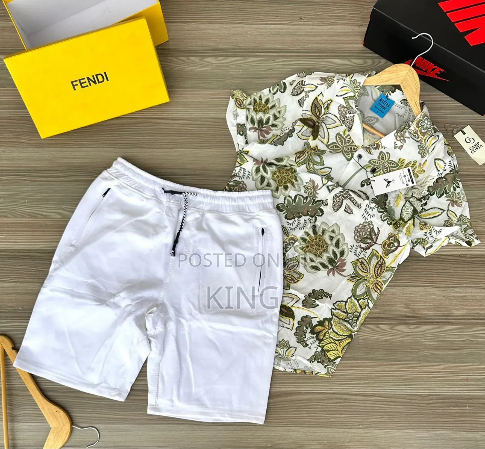 City Fashion Shirt and Shorts. 2in1