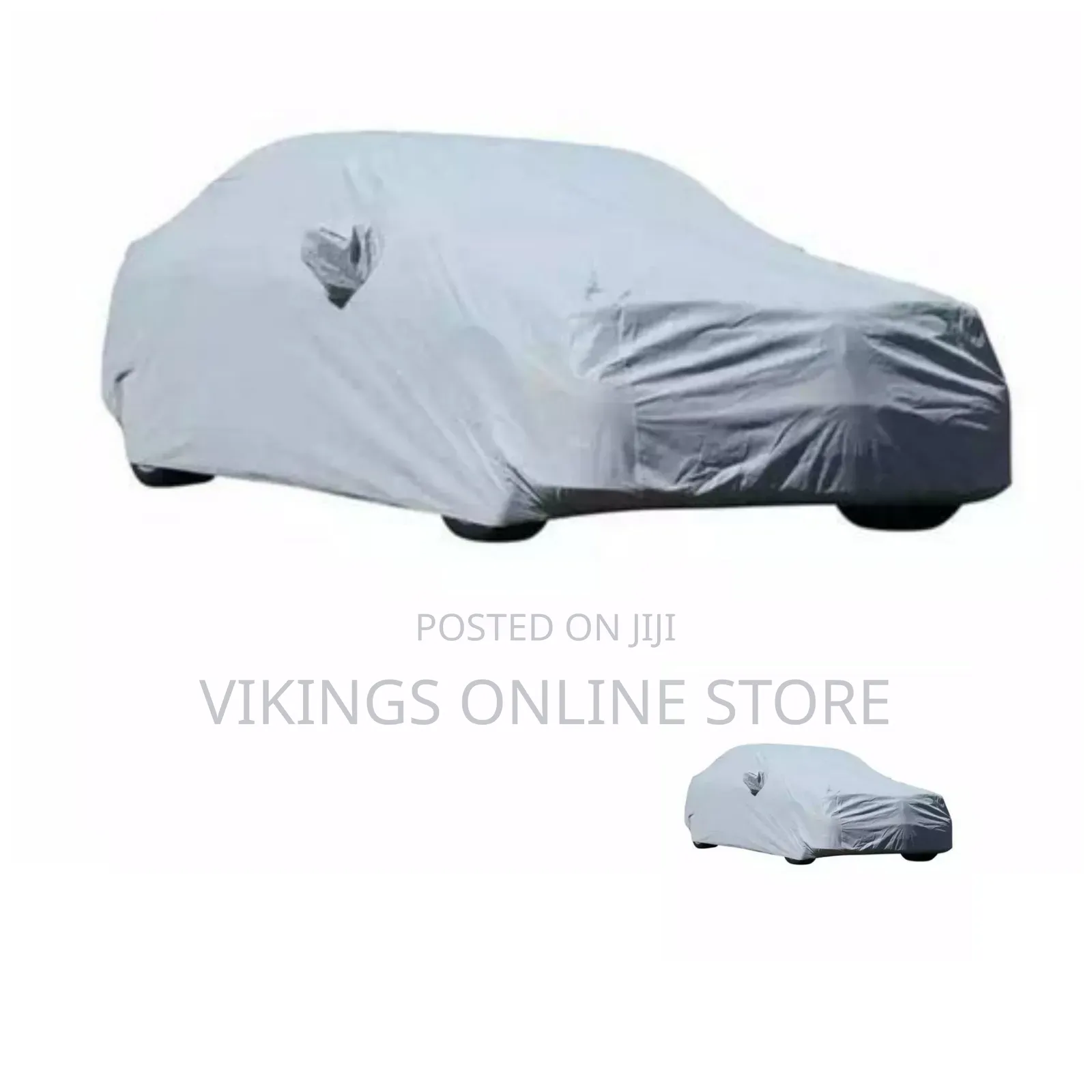 1pc Car Cover Waterproof Universal Grey