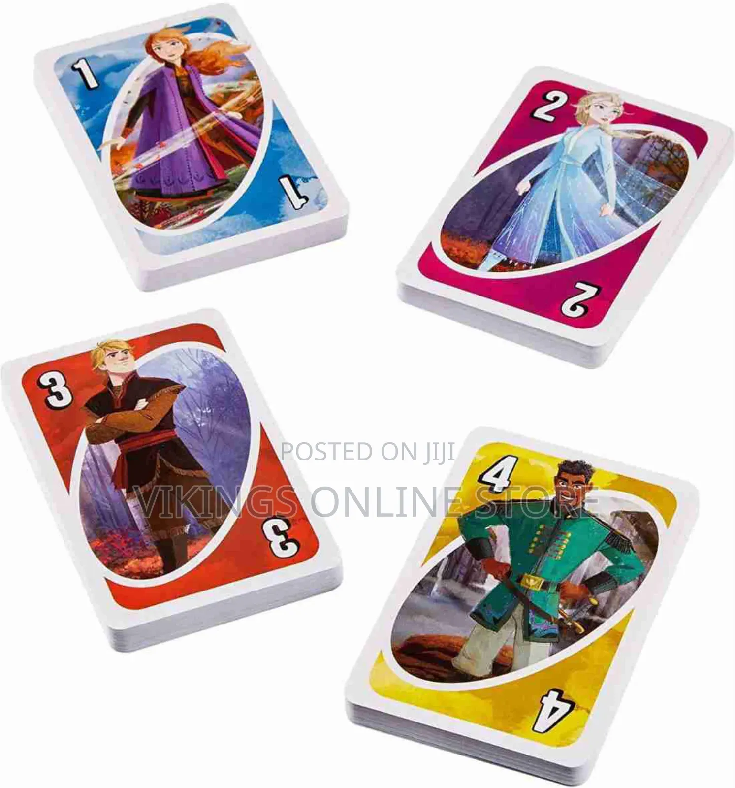 Frozen El Regne Cartoon Uno Cards