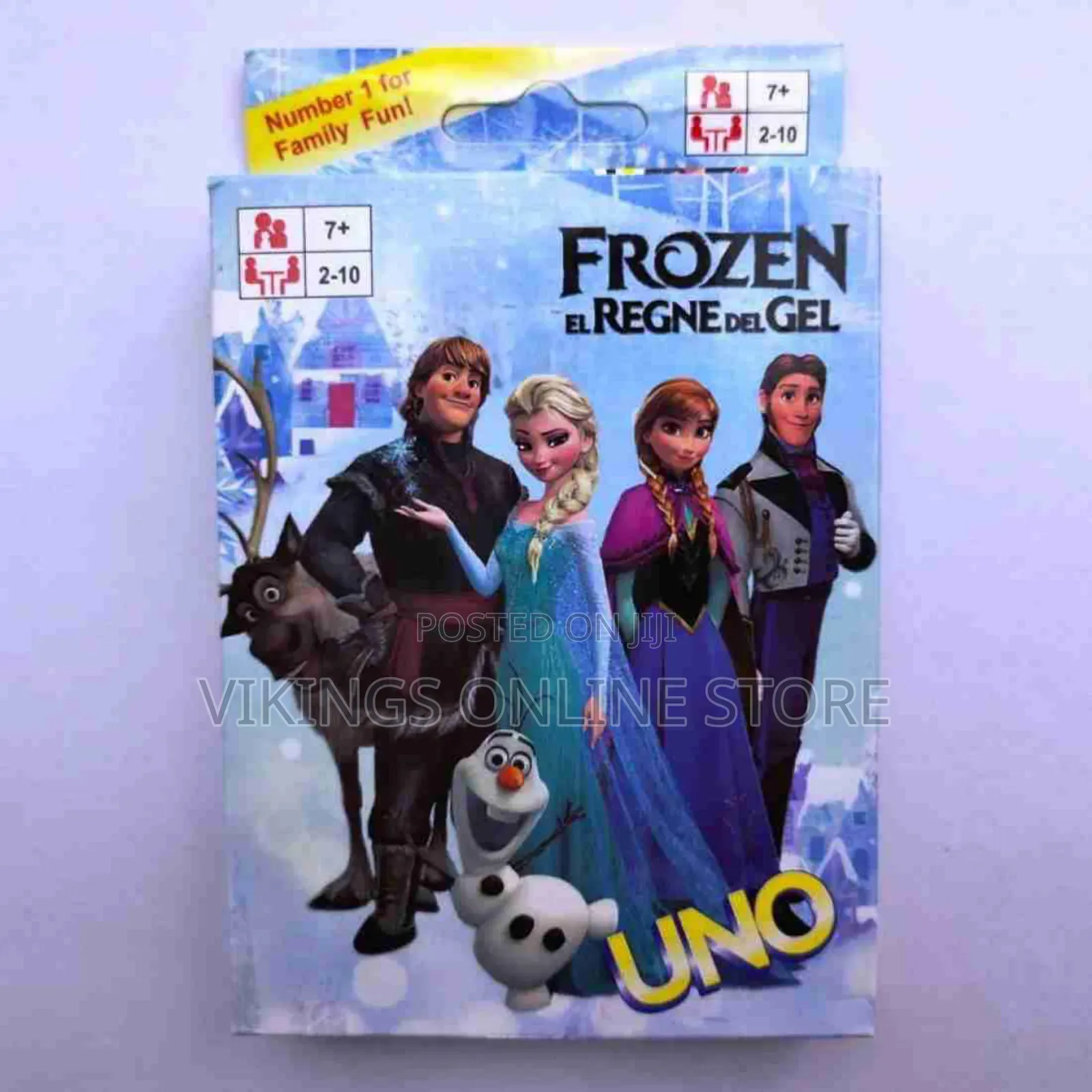 Frozen El Regne Cartoon Uno Cards
