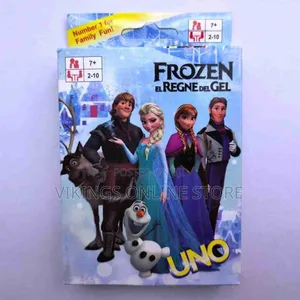 Frozen El Regne Cartoon Uno Cards