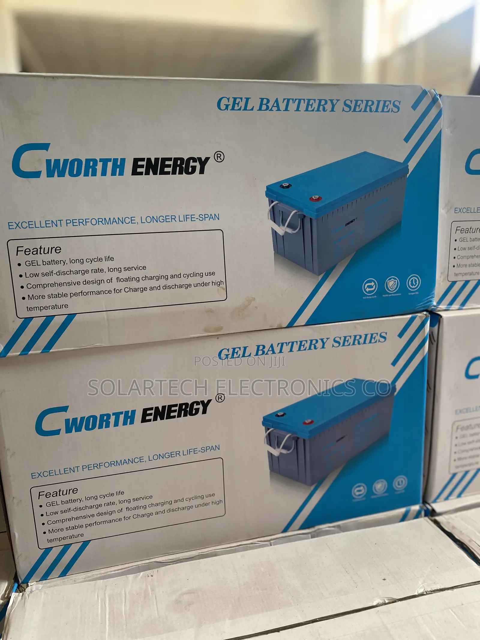 200ah GEL Solar Batteries Reg.