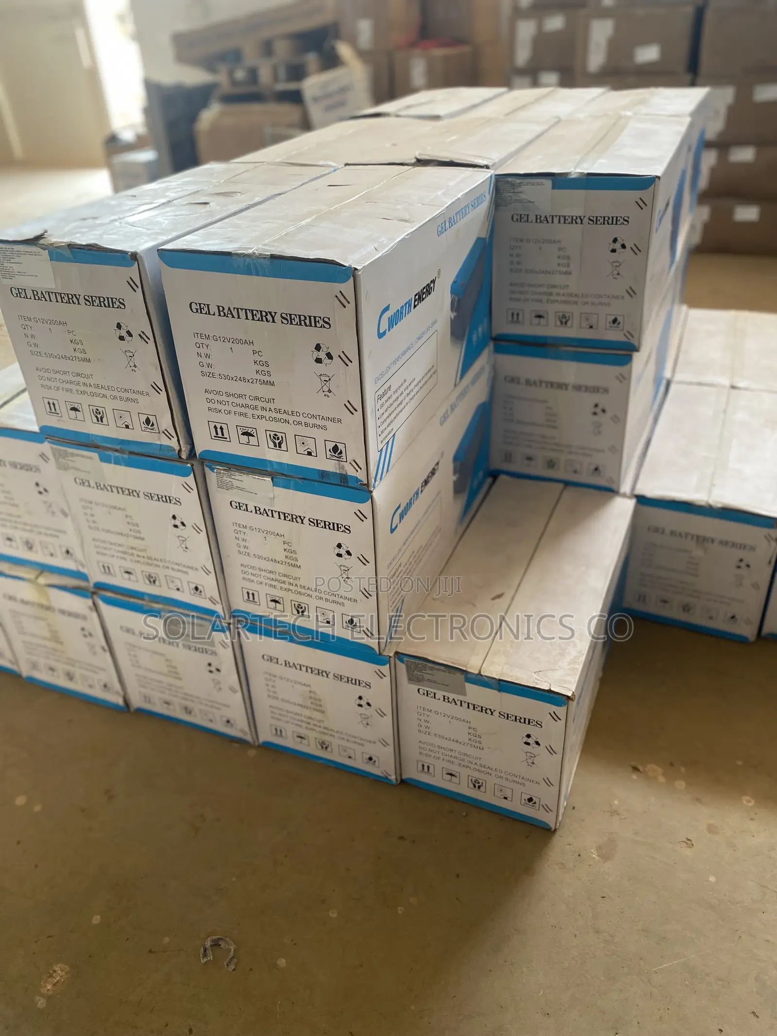 200ah Solar GEL Batteries CGS