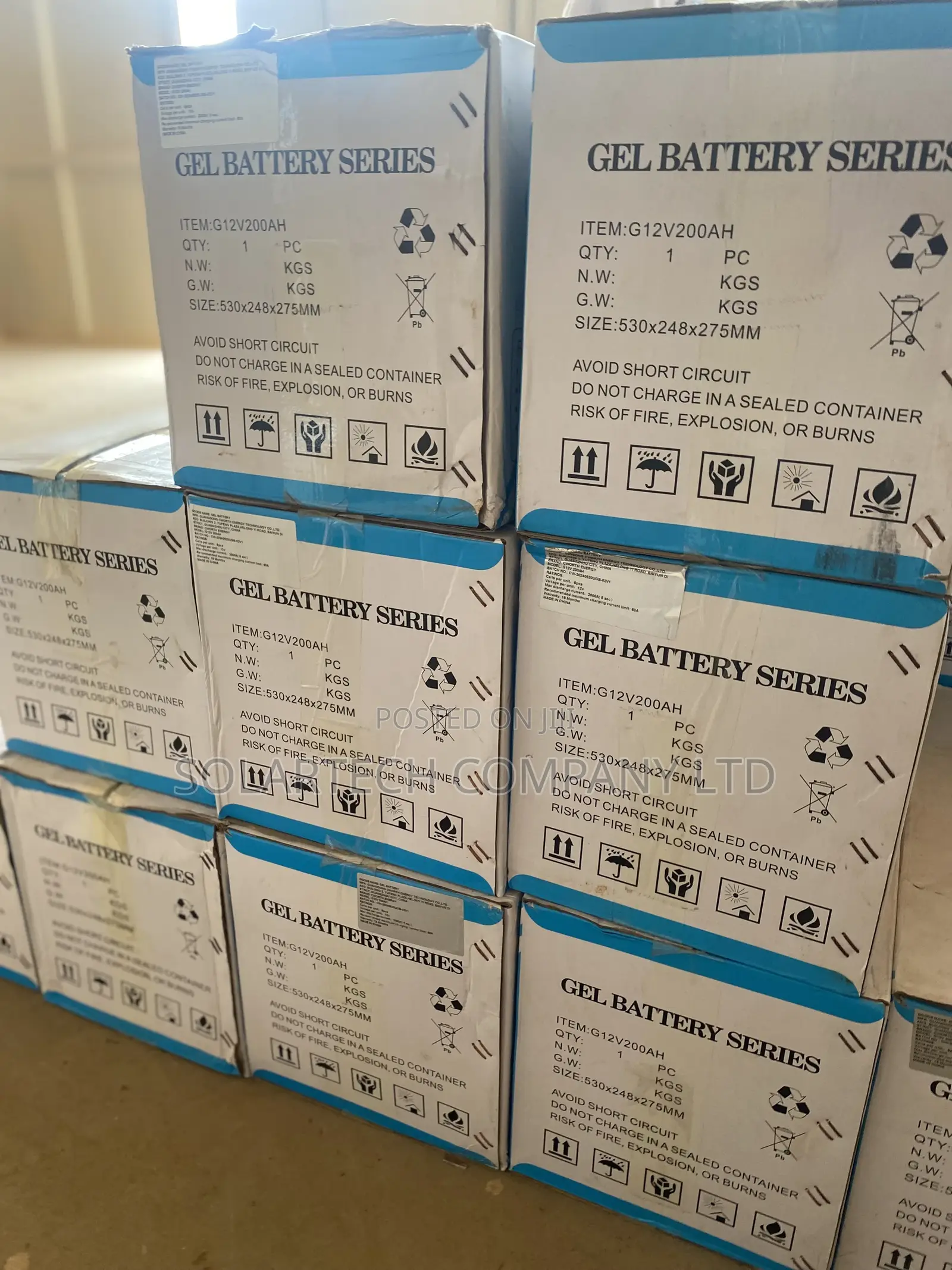 200ah Deep Cycle GEL Batteries