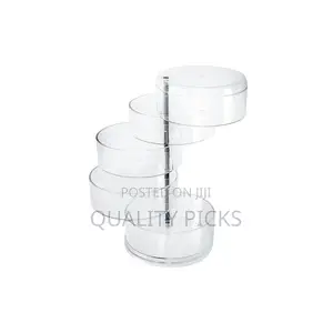 Rotating Jewelry Box Earrings Hair Storage Rack