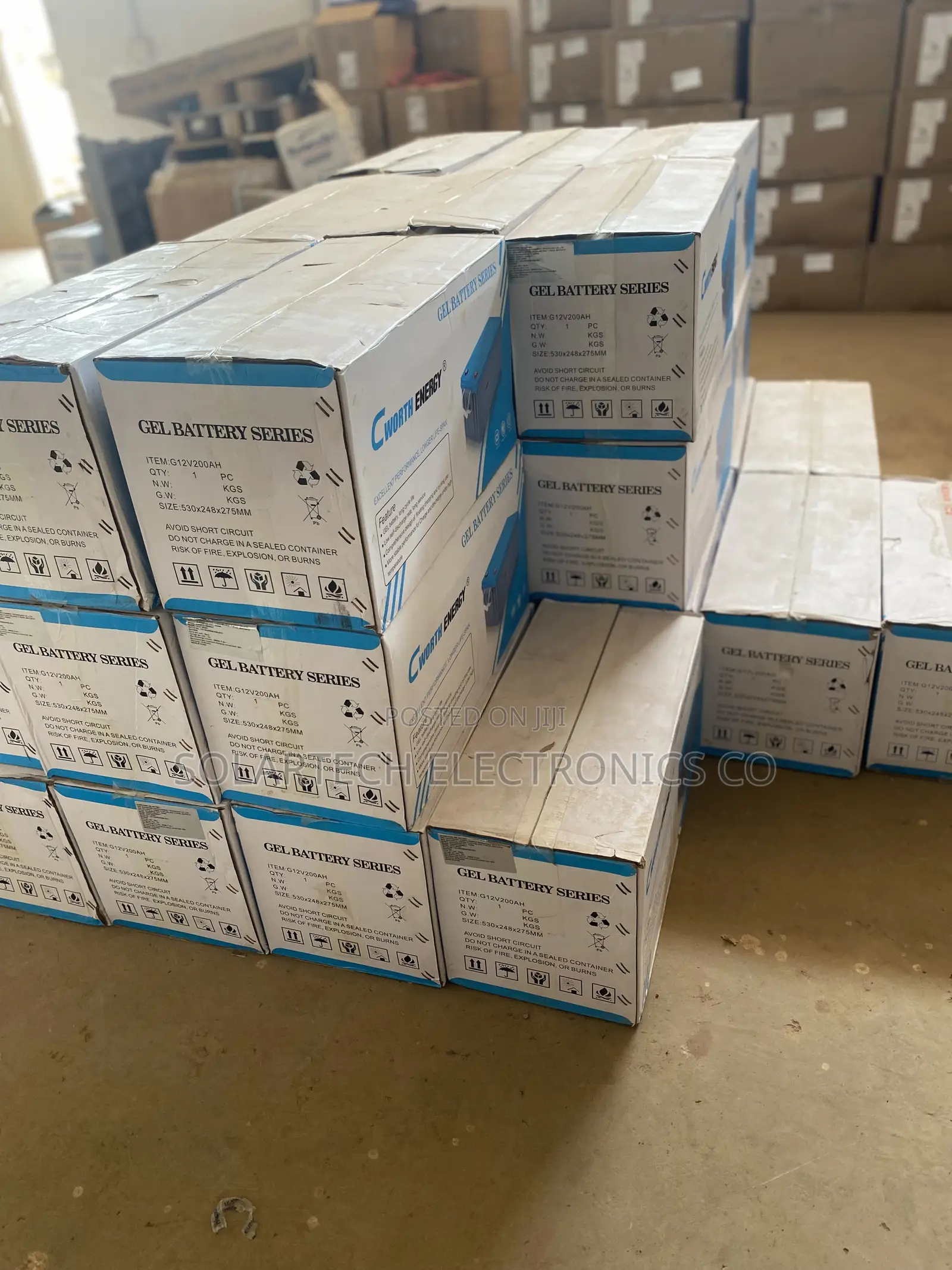 200ah Solar GEL Batteries Cyc
