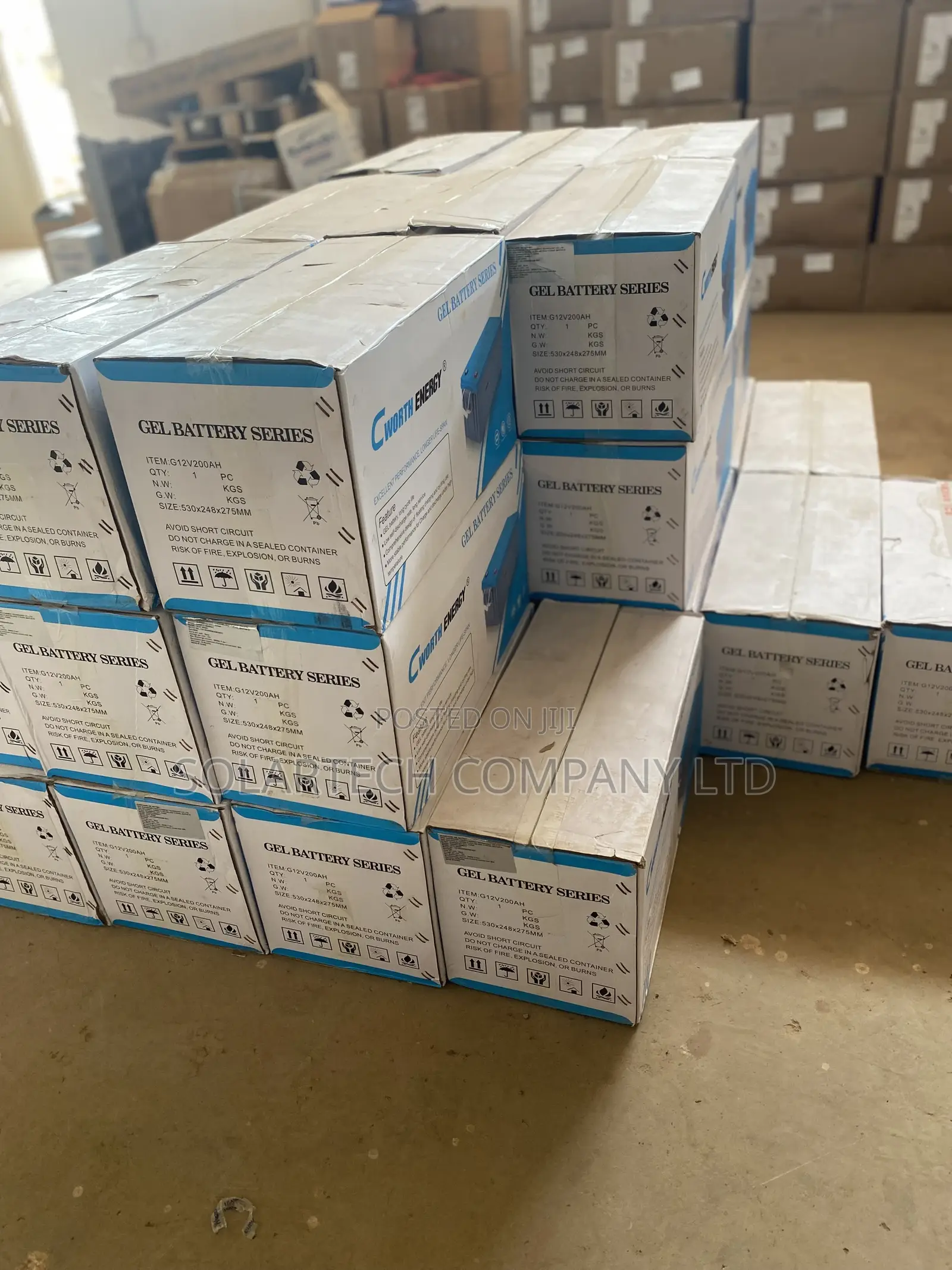 200ah Solar GEL Batteries Cyc