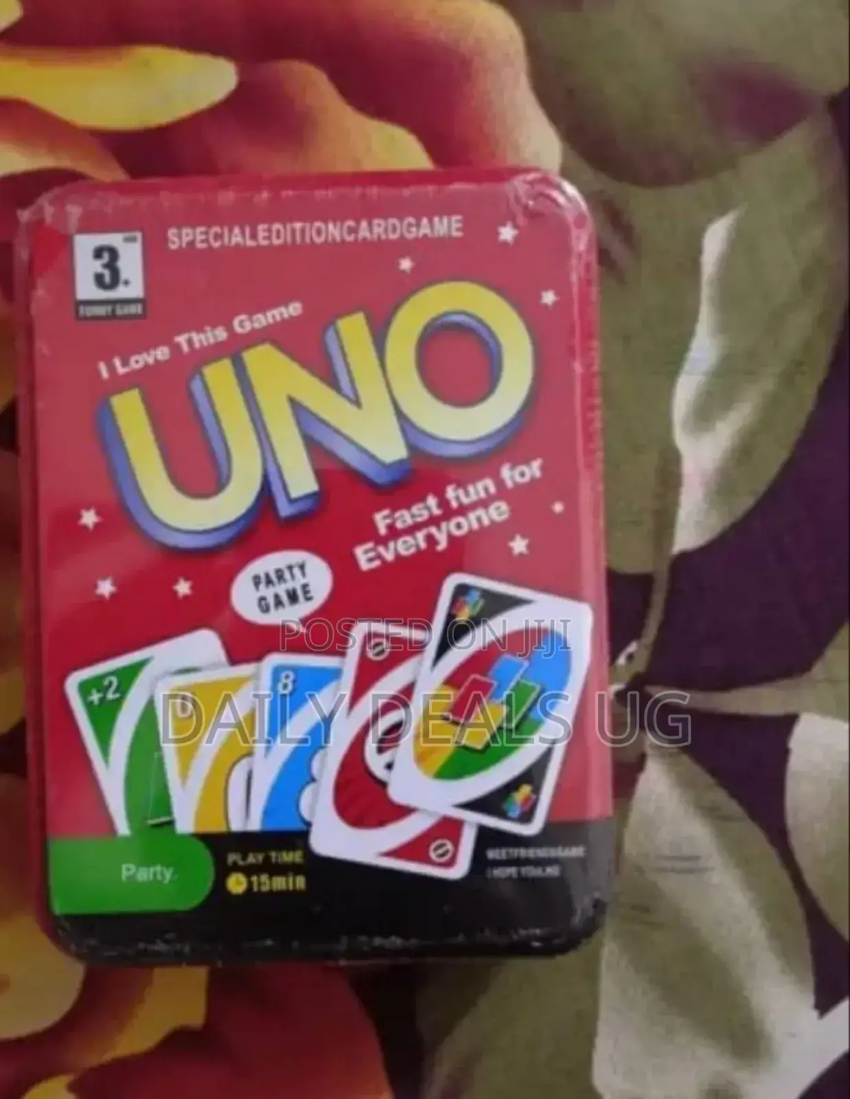 Uno Game Card