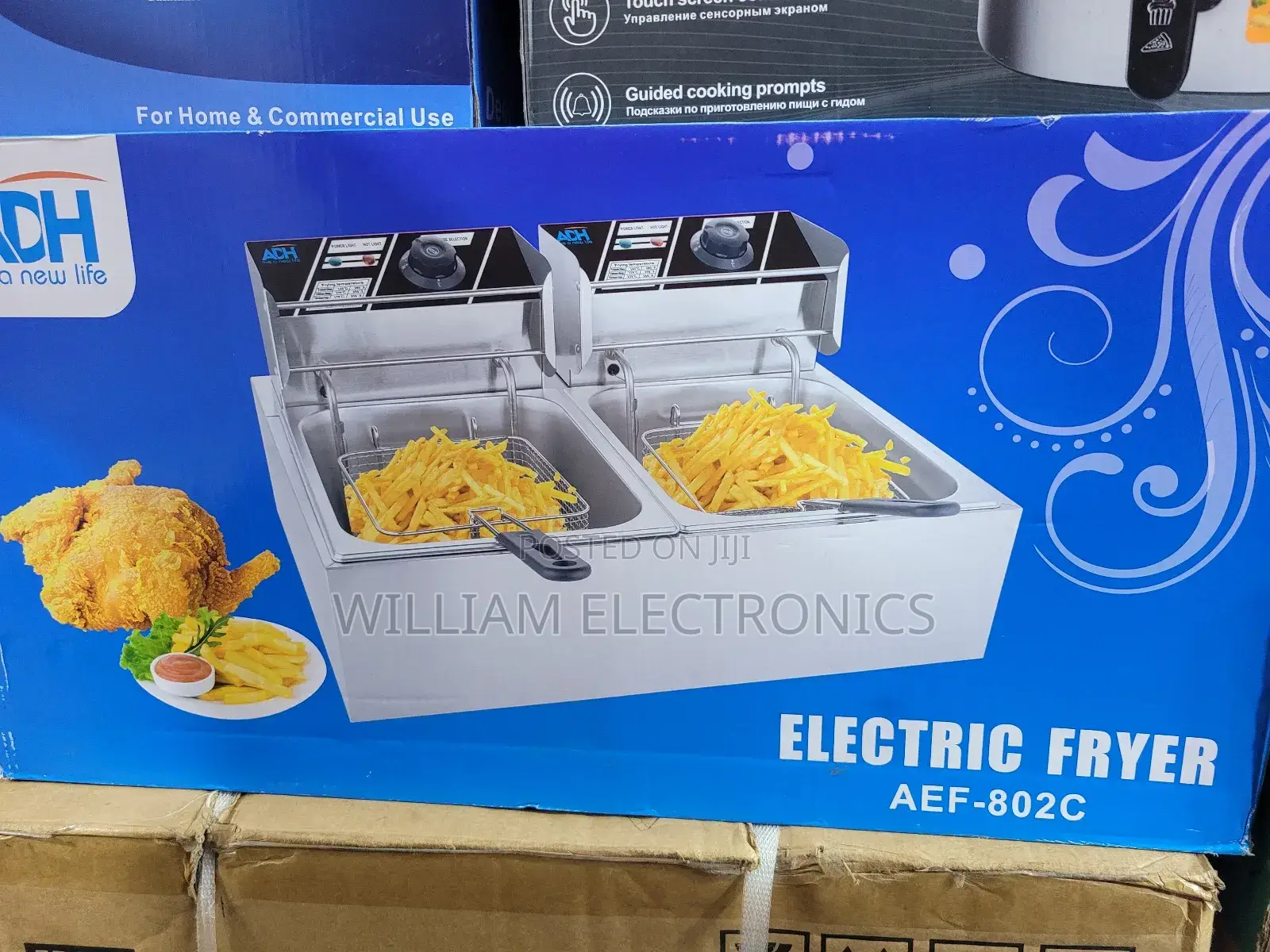 Double 12L Electric Fryer/ ADH Electric Fryer