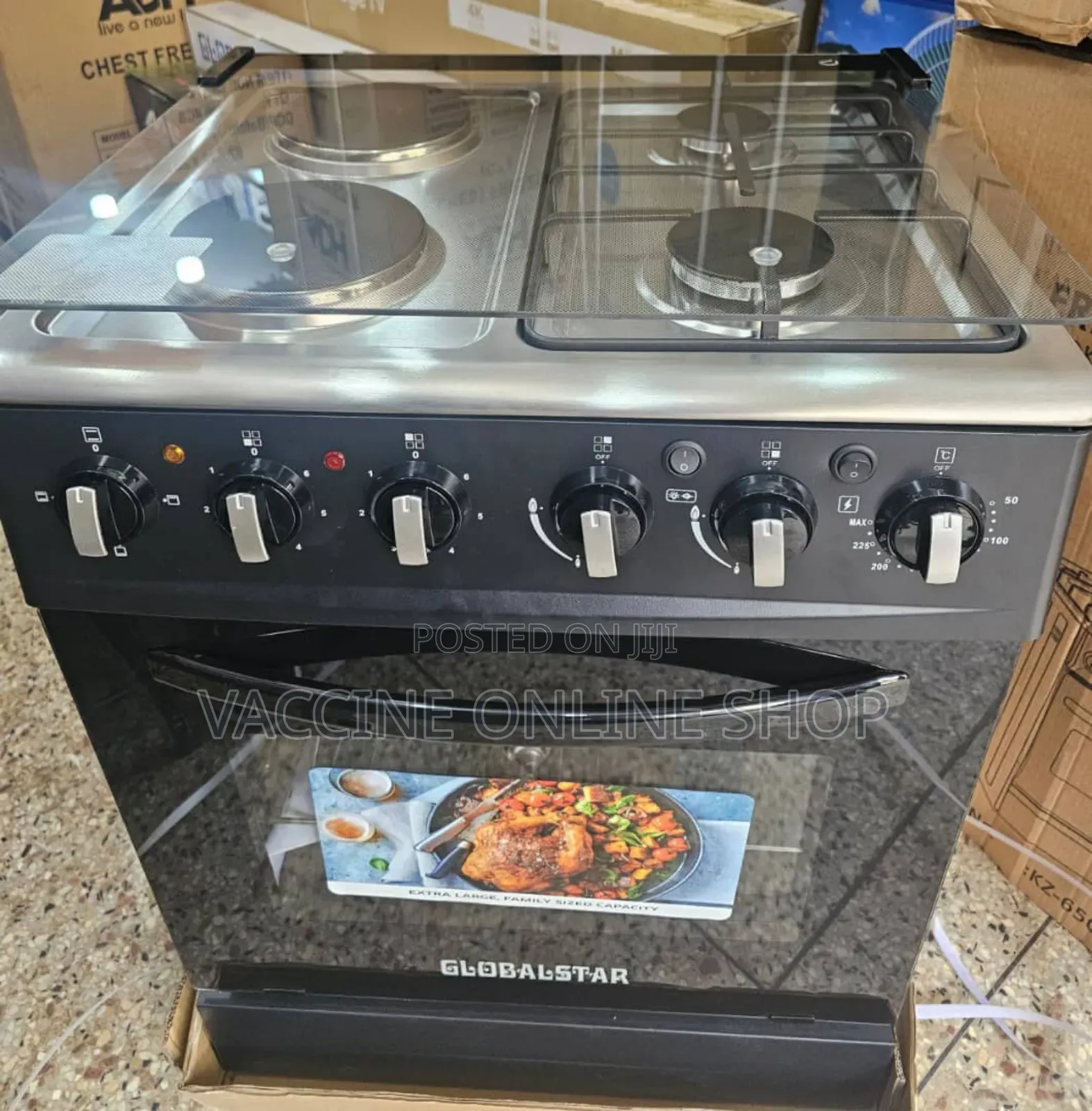 Globalstar Cooker 2gas+2electric 60*60cm/Cooker 2+2 60*60cm