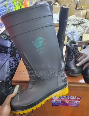 American Safety Gum Boots With Steel Toe.
