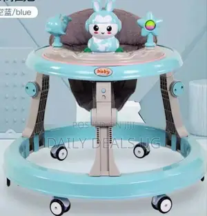Light Blue Round Baby Walker