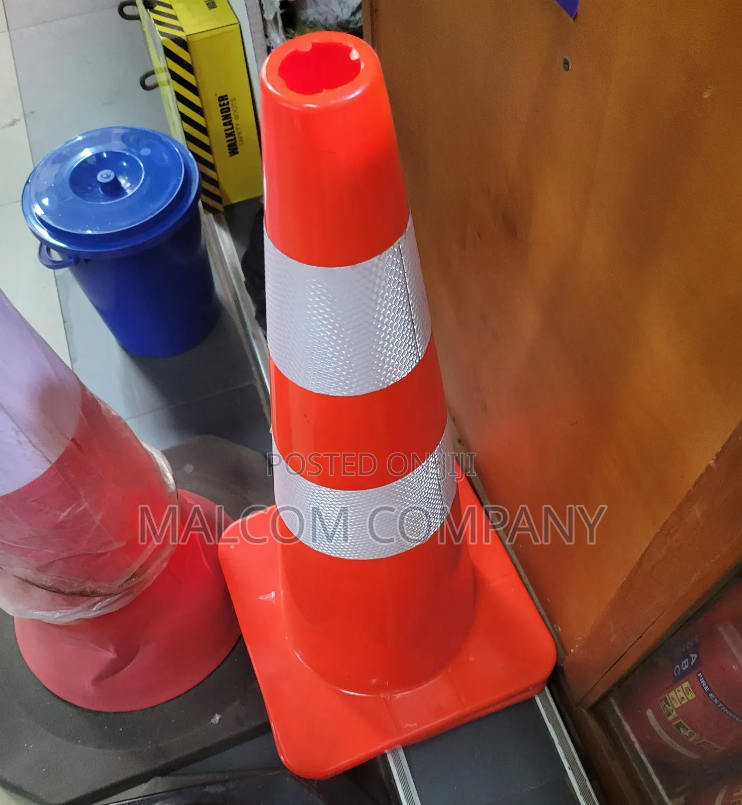 Traffic Safety Roadside Cones 1metre Pvc