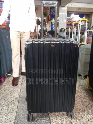 Noble Plastic Suitcases. Medium Size. ( Black)